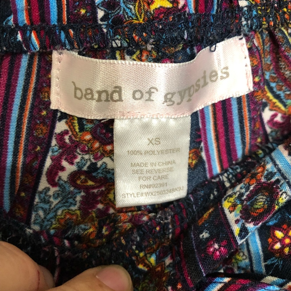 Band of Gypsies SZ XS Bell Bottom Pants Bohemian - Picture 4 of 5